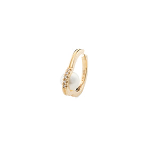 Mini BELUGA Diamond Akoya Pearl Ear Cuff