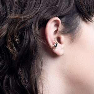 BIRD OF PARADISE Onyx Ear Cuff