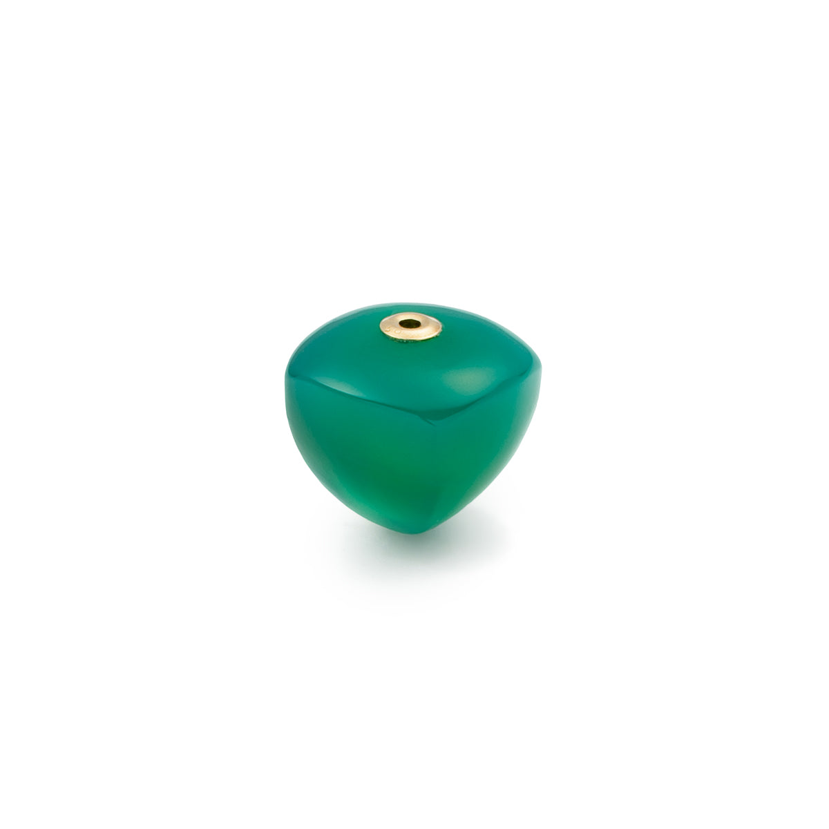 Sugarloaf Green Agate Stone for Micro Spear Earring