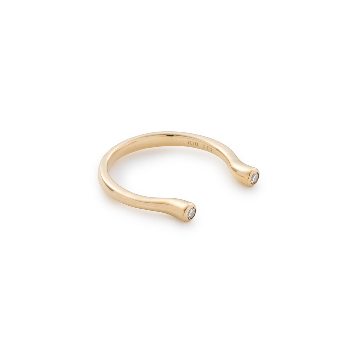 DROSERA Diamond Cuff Ring