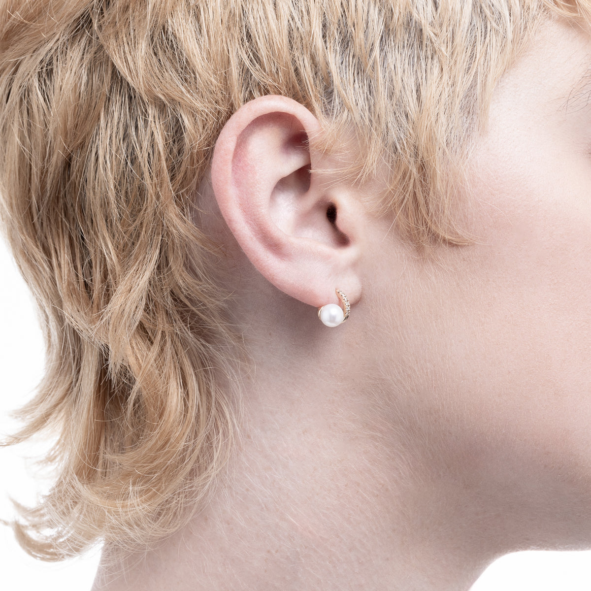 DROSERA Diamond Akoya Pearl Earring