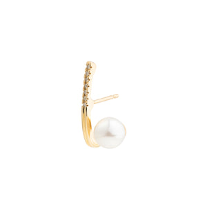 DROSERA  Diamond Akoya Pearl Earring