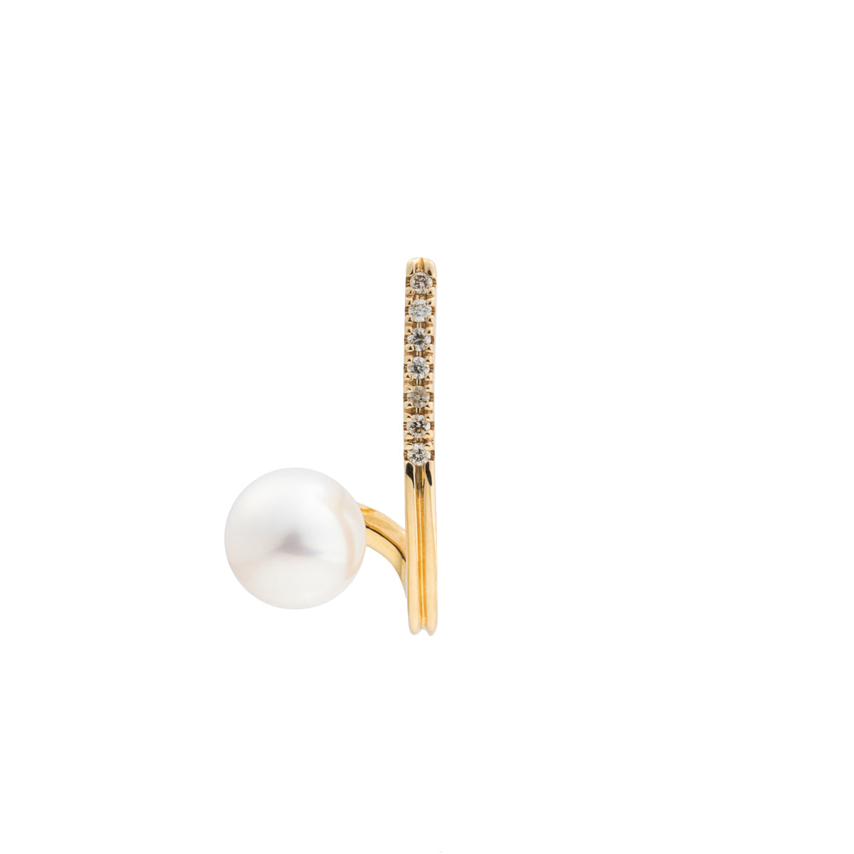 DROSERA  Diamond Akoya Pearl Earring