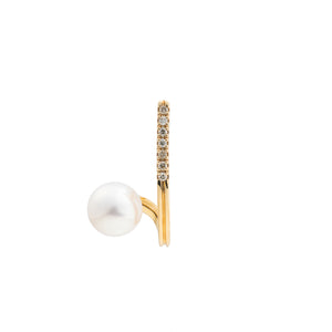 DROSERA  Diamond Akoya Pearl Earring