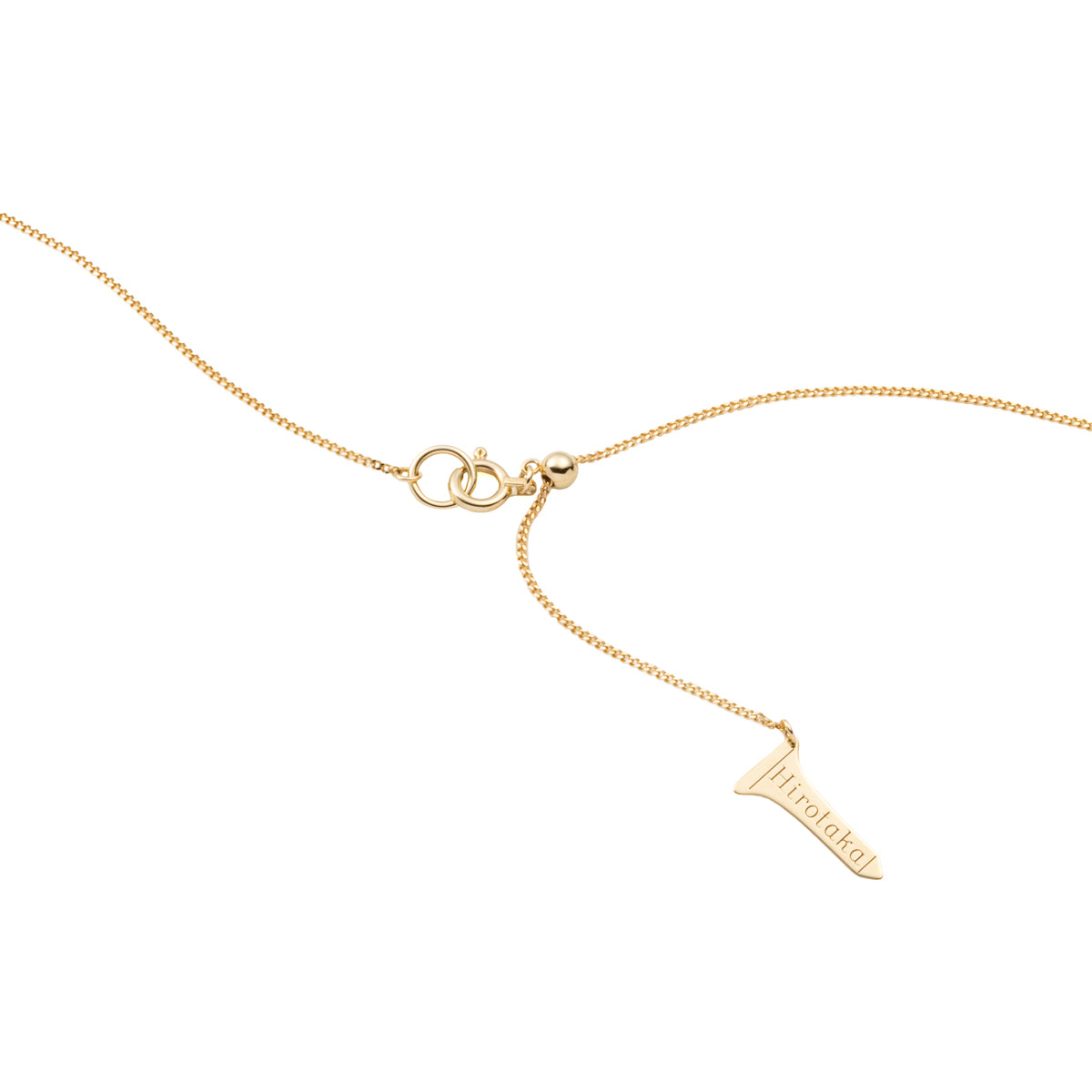 DROSERA Black and White Diamond Long Bar Necklace