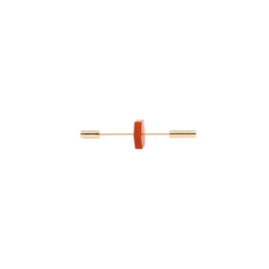 Short SPEAR Earring, Carnelian