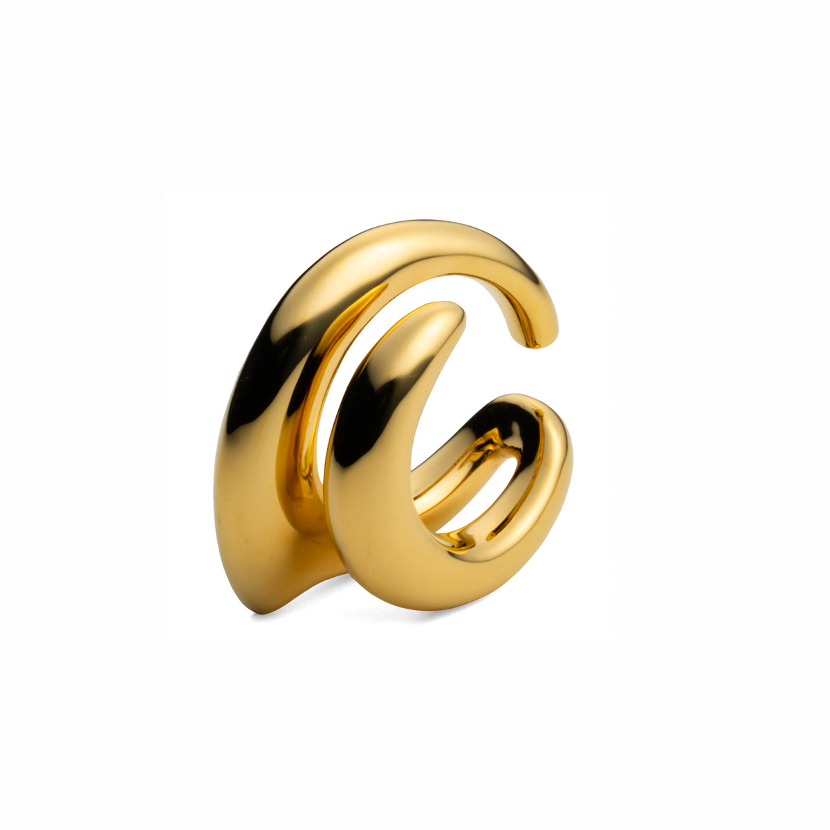 PARAKEET Ear Cuff  Gold Plated for Left ear
