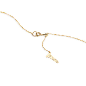 DROSERA  Diamond Tahiti Pearl Long Bar Necklace (Black Ruthenium Plated)