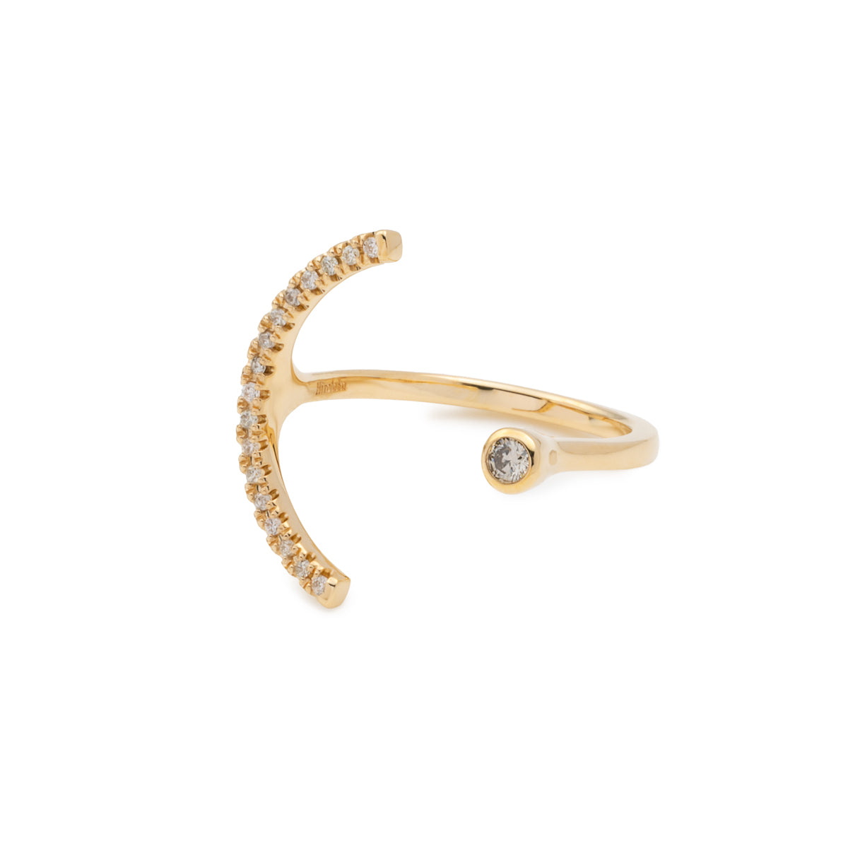 【Made-To-Order】 TREEHOPPER Diamond Cuff Ring
