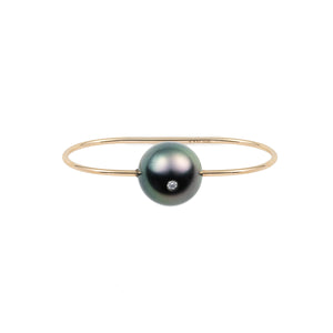 MIRÓ Tahiti Pearl Diamond Double Finger Ring