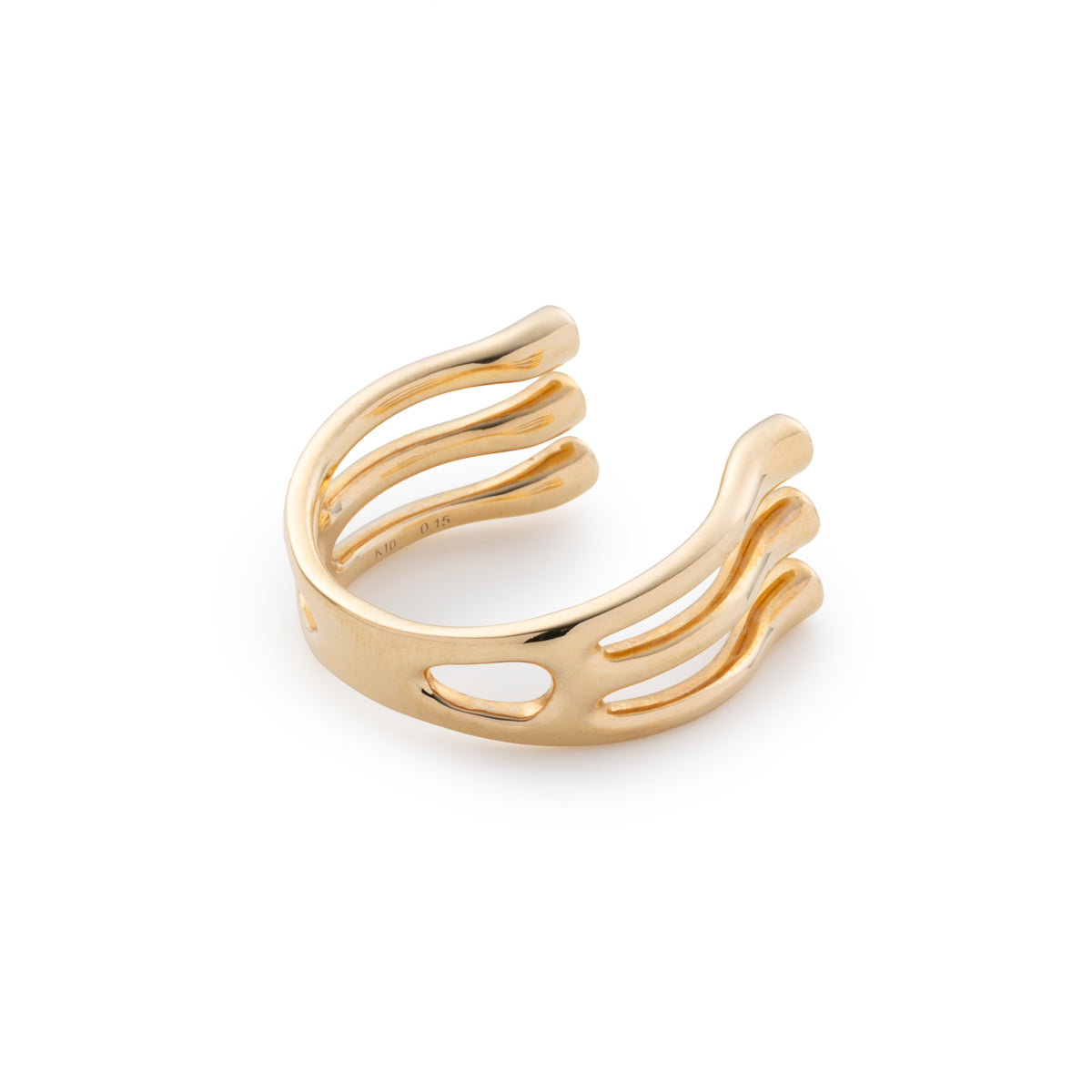 DROSERA Diamond Cuff Ring