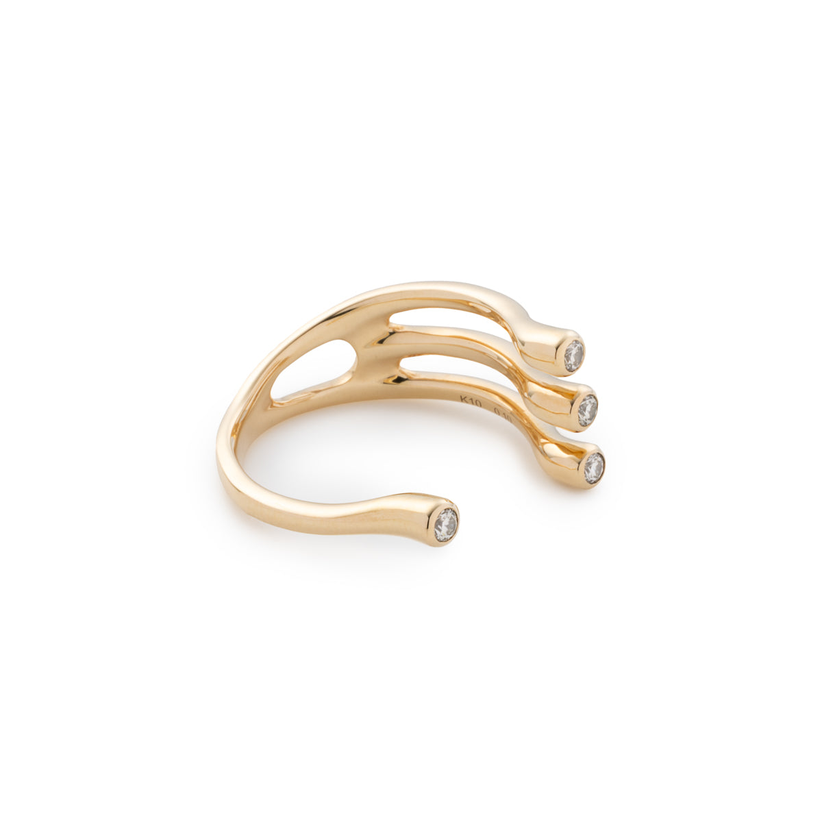 【Made-To-Order】 DROSERA Diamond Cuff Ring