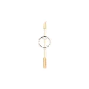 PUNCTURE Spear Earring, Silver Captive Ball