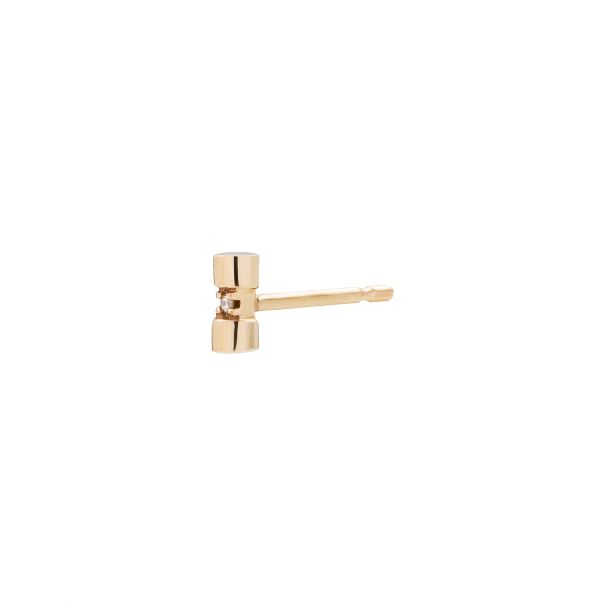 PUNCTURE  Diamond  Earring Extra Small size