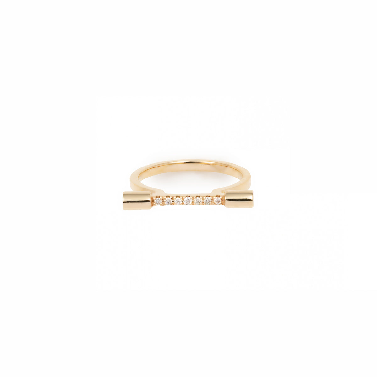 PUNCTURE Diamond Pinky Ring