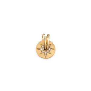 K18 CELESTIALS THE STAR Diamond Charm