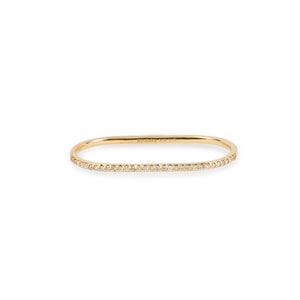18K GOSSAMER Half Eternity Double Finger Ring