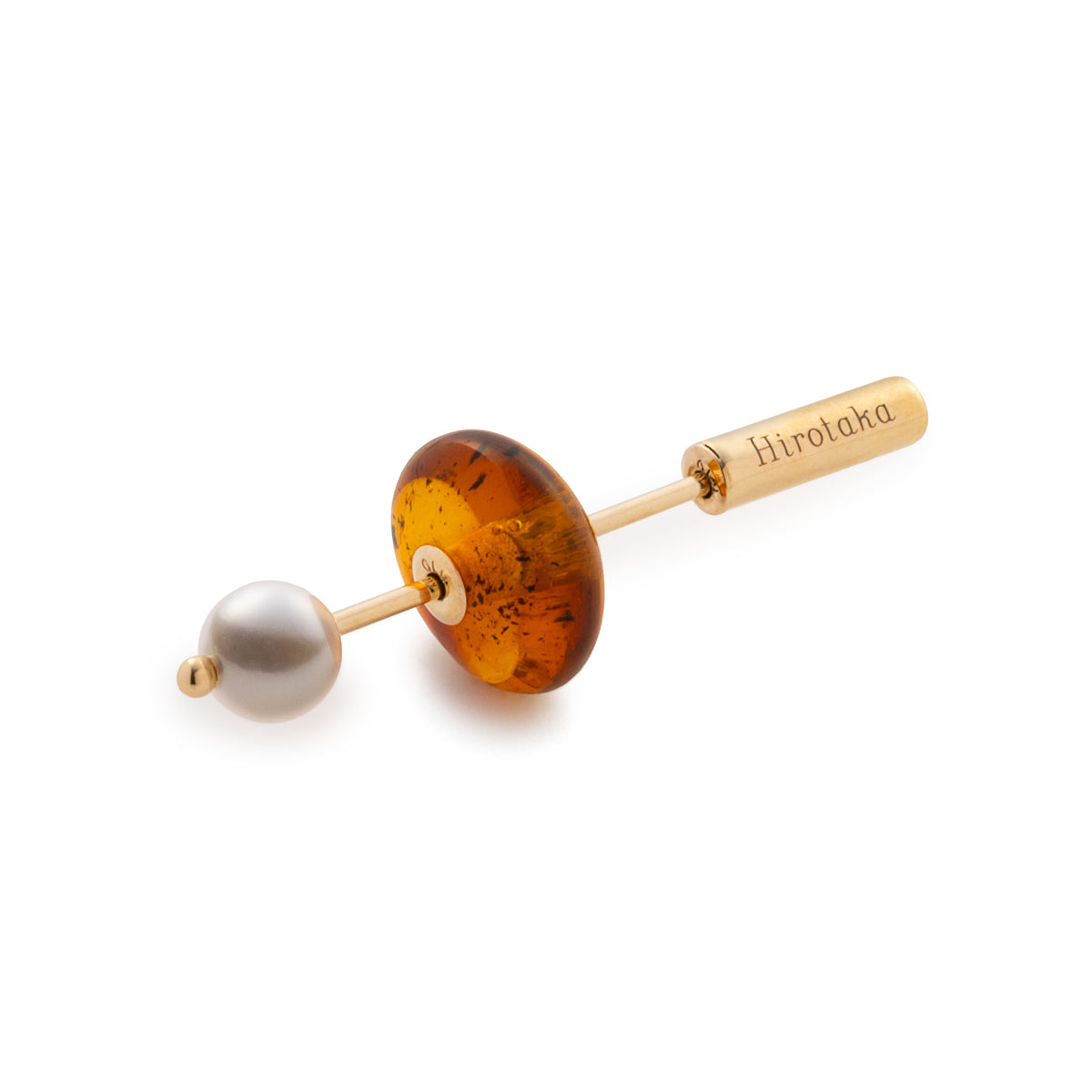 Mini SPEAR Earring, Amber