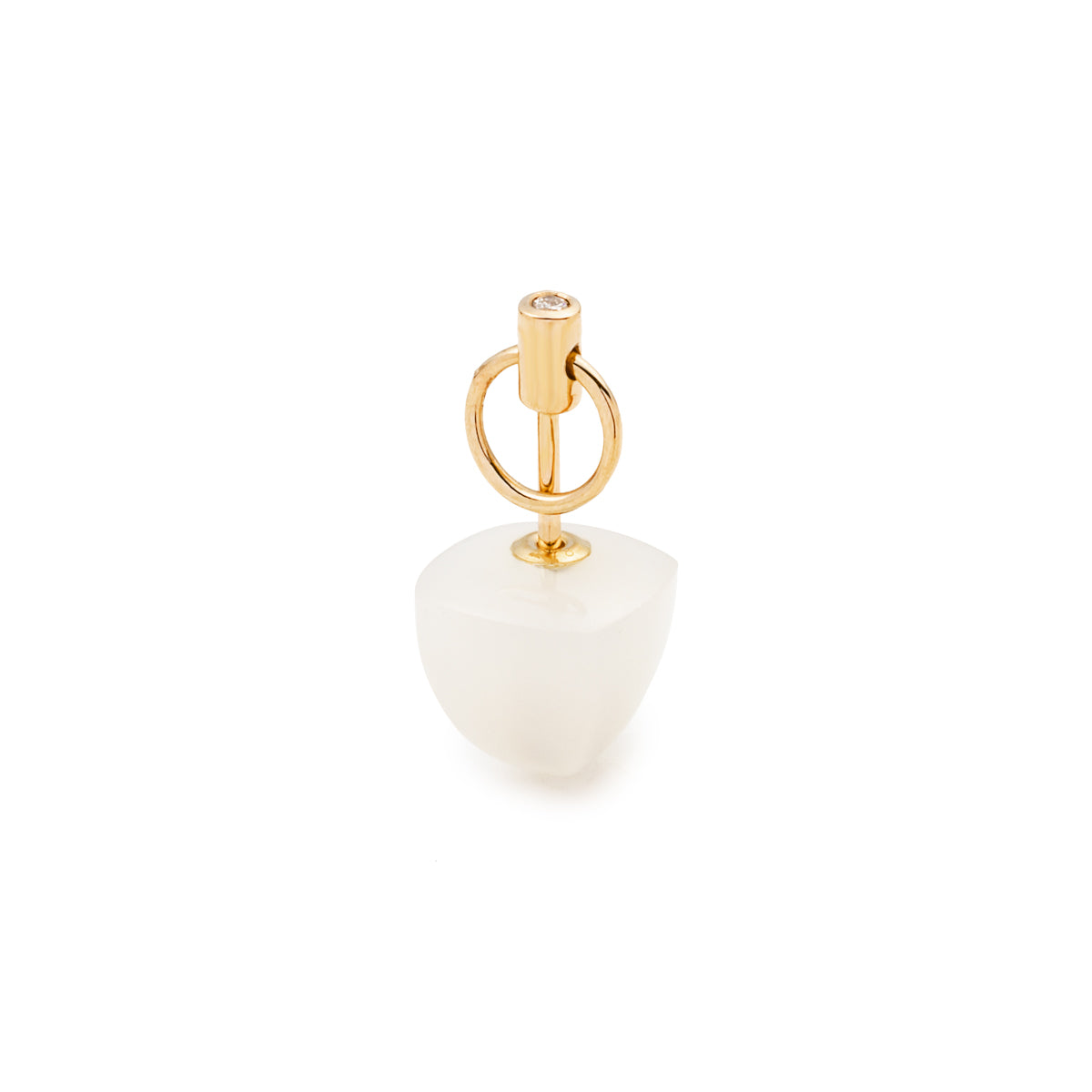BIRD OF PARADISE Micro Spear Door Knocker Earring