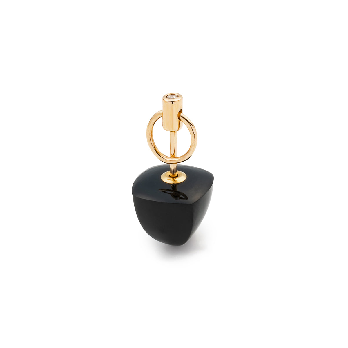 BIRD OF PARADISE Micro Spear Door Knocker Earring