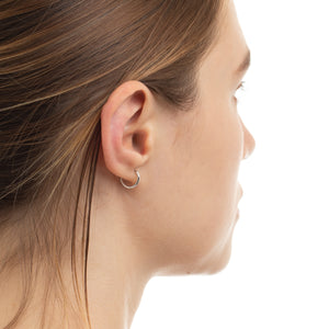18K MANHATTAN Hoop Earring Medium size