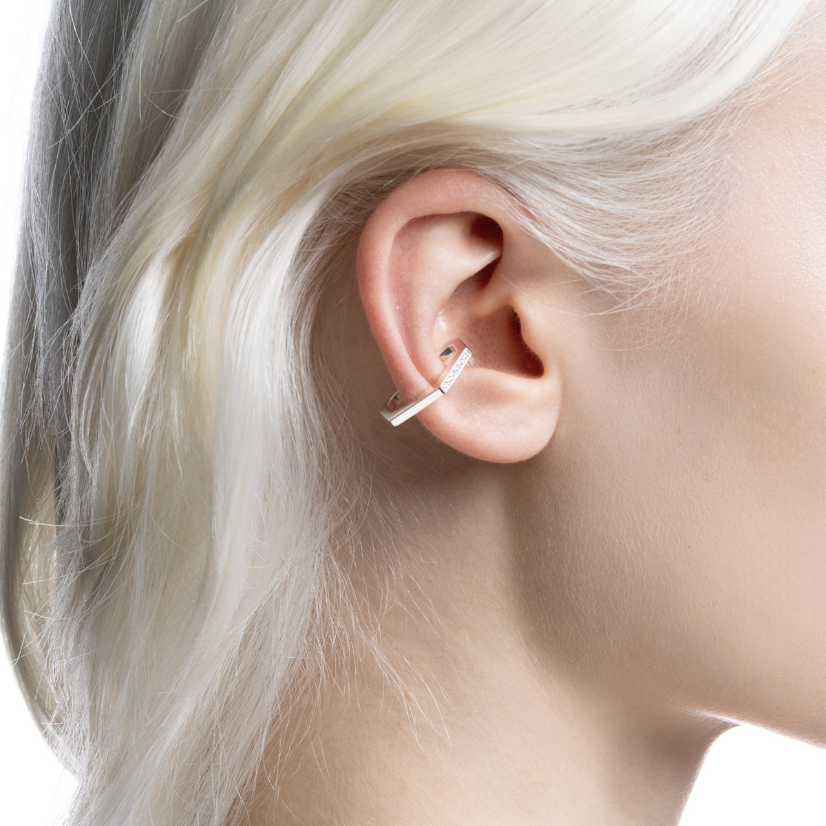 MANHATTAN Polygon Diamond Ear Cuff