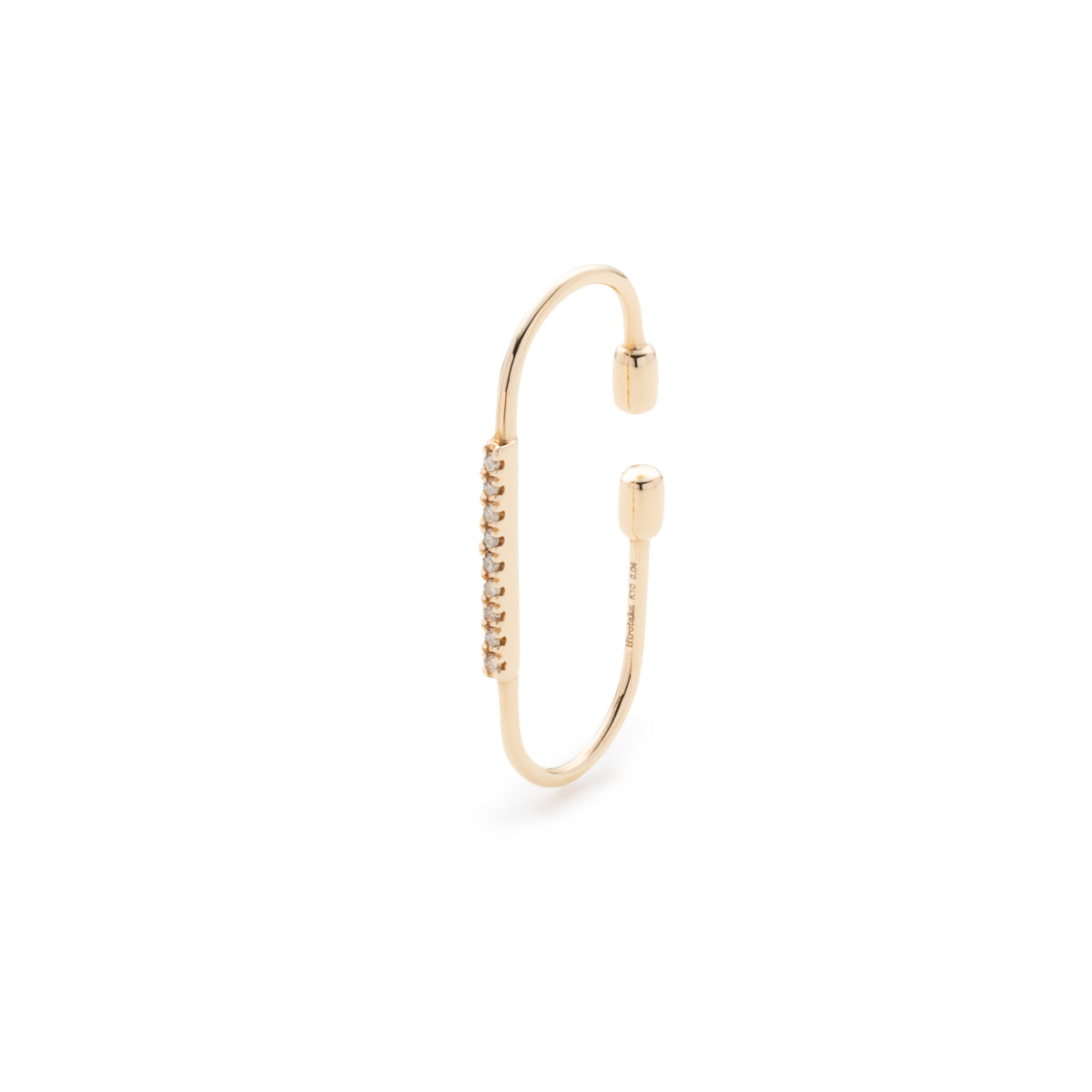 MIRÓ Diamond Ear Cuff Medium size