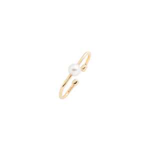MIRÓ Akoya Pearl Oblong Ear Cuff