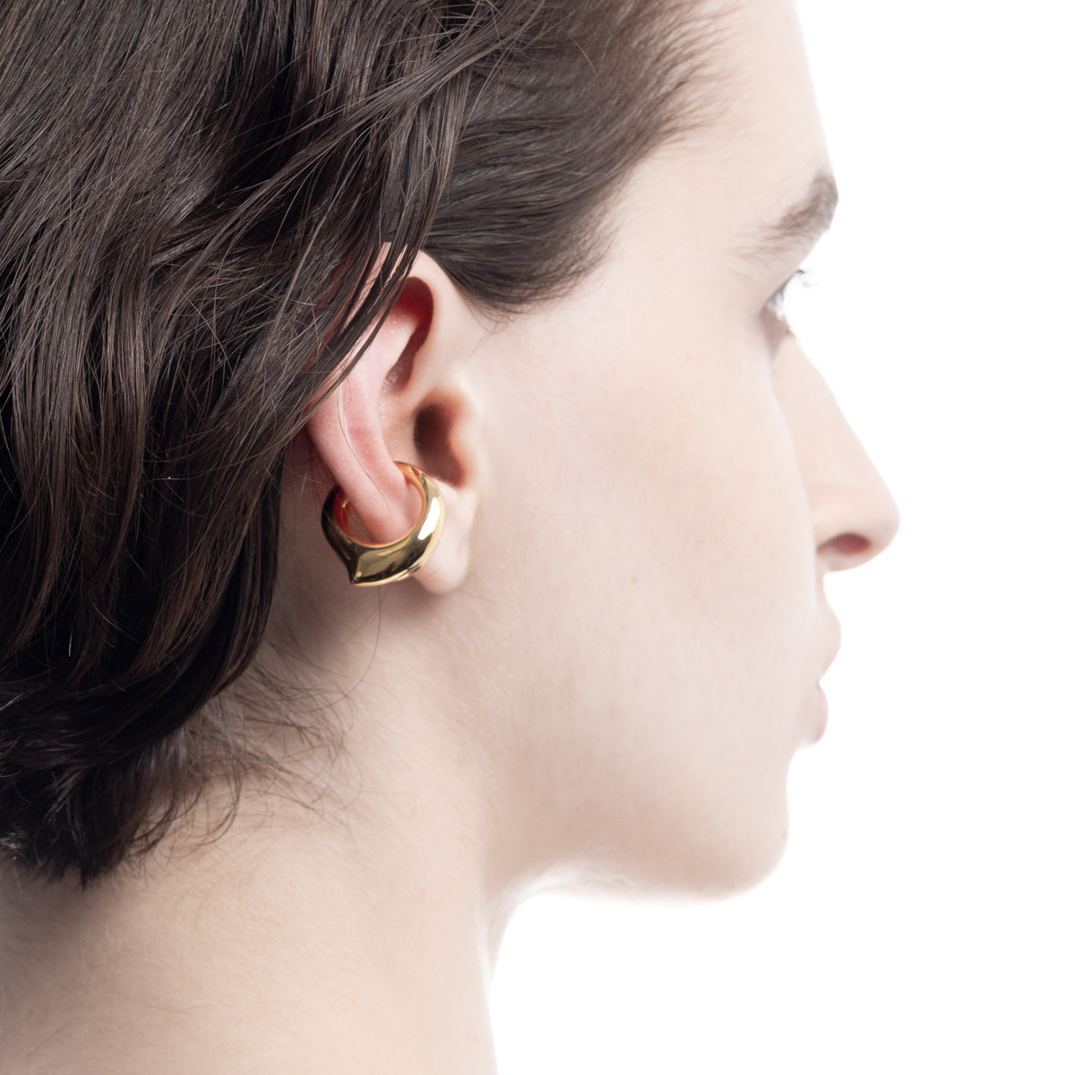 PARAKEET Ear Cuff  Gold Plated for Left ear