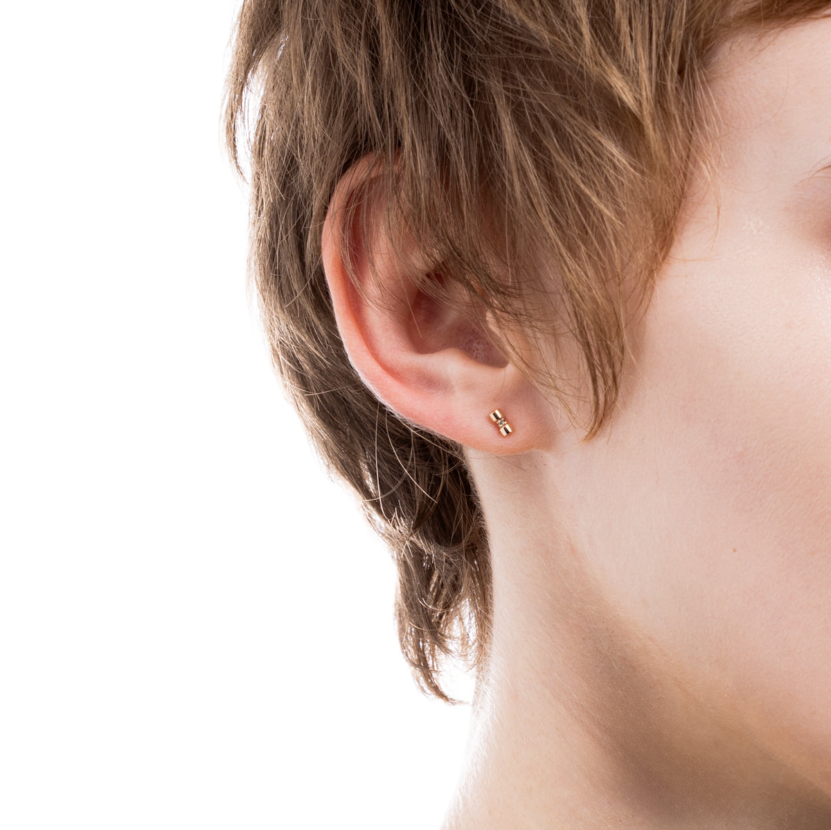PUNCTURE  Diamond  Earring Extra Small size
