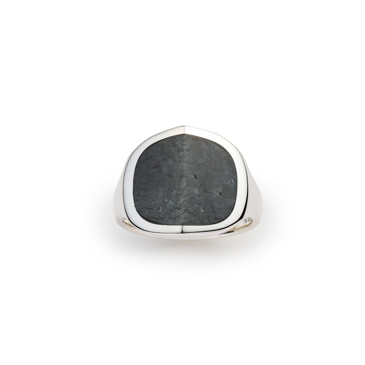 EQUINOX-Pyramid Cat'sEye Quartz Ring Medium size