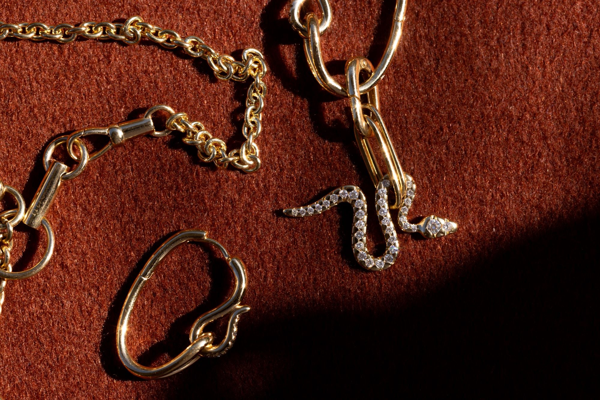 【Made-To-Order】 18K BRICOLAGE Talisman Snake Charm