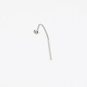 18K MANHATTAN Diamond Chain Earring Small size