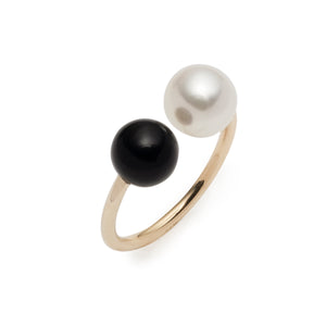 Onyx Akoya Pearl Ear Cuff Small size