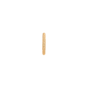 18K ALL ABOUT BASICS 3-Row Pavé Diamond Ear Cuff Small size