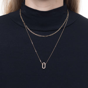 18K ALL ABOUT BASICS Labber Chain Necklace