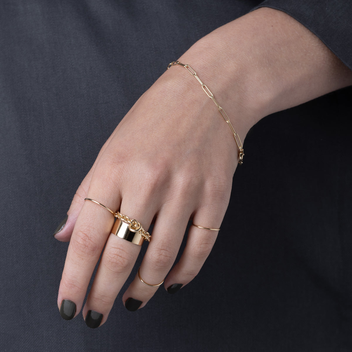 18K ALL ABOUT BASICS Chain Bracelet