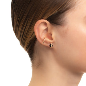 BELUGA Onyx Diamond Earring Small size