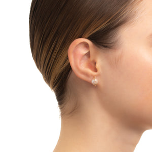 BELUGA Akoya Pearl Diamond Earring Medium size
