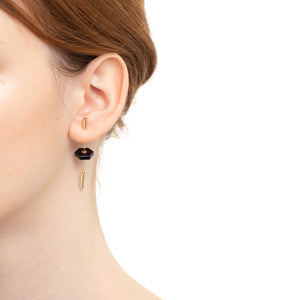 Short SPEAR Earring, Onyx