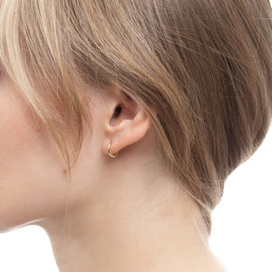 18K MANHATTAN Hoop Earring Small size