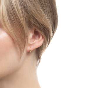 18K MANHATTAN Hoop Earring Small size