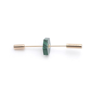Short SPEAR Earring, Malachite