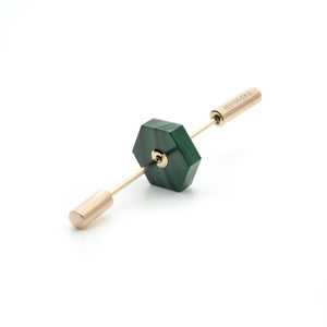Short SPEAR Earring, Malachite