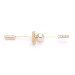 SPEAR Earring, Akoya Pearl & Rutile