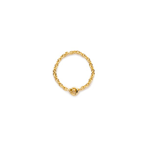 18K ALL ABOUT BASICS Chain Ring Small size