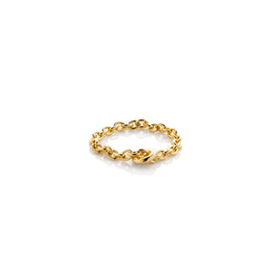 18K ALL ABOUT BASICS Chain Ring Medium size