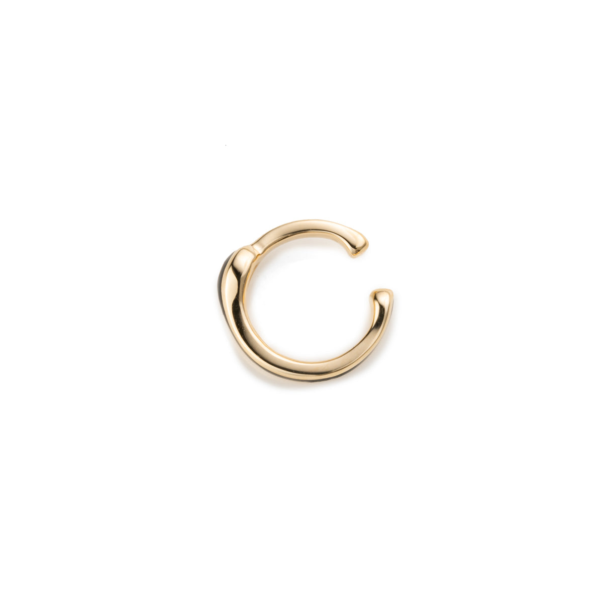 BIRD OF PARADISE Ear Cuff in Jet Black