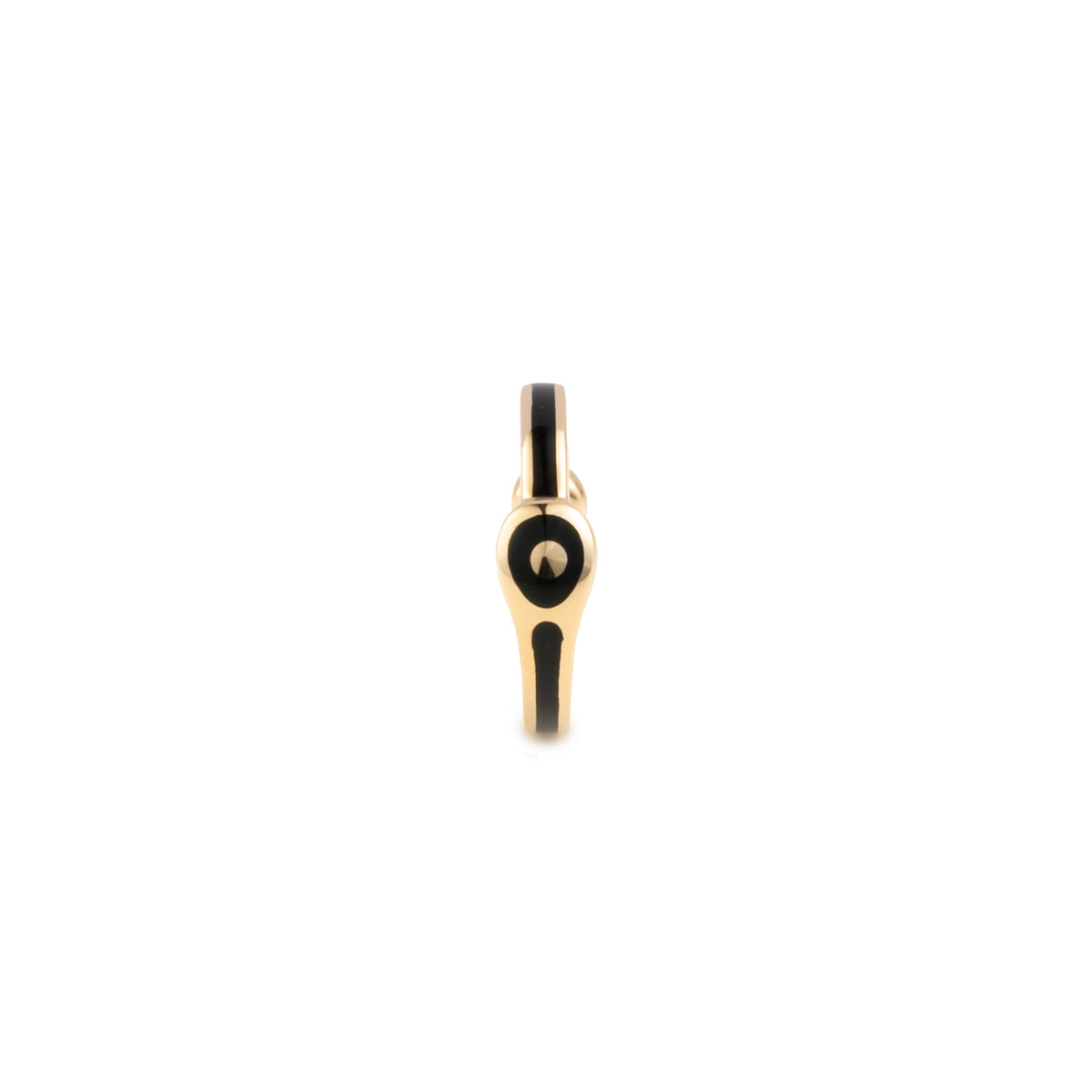 BIRD OF PARADISE Ear Cuff in Jet Black