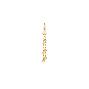 18K CASCADE Diamond Charm Earring